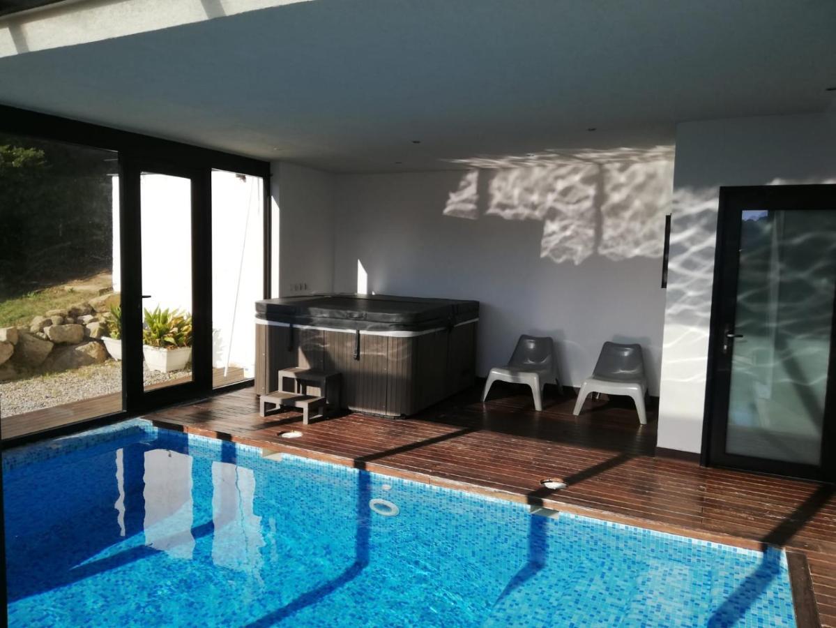 Вілла Casa Ceca De La Playa Y Barcelona, Con Piscina Climatizada Y Jacuzzi Вальроманас Екстер'єр фото